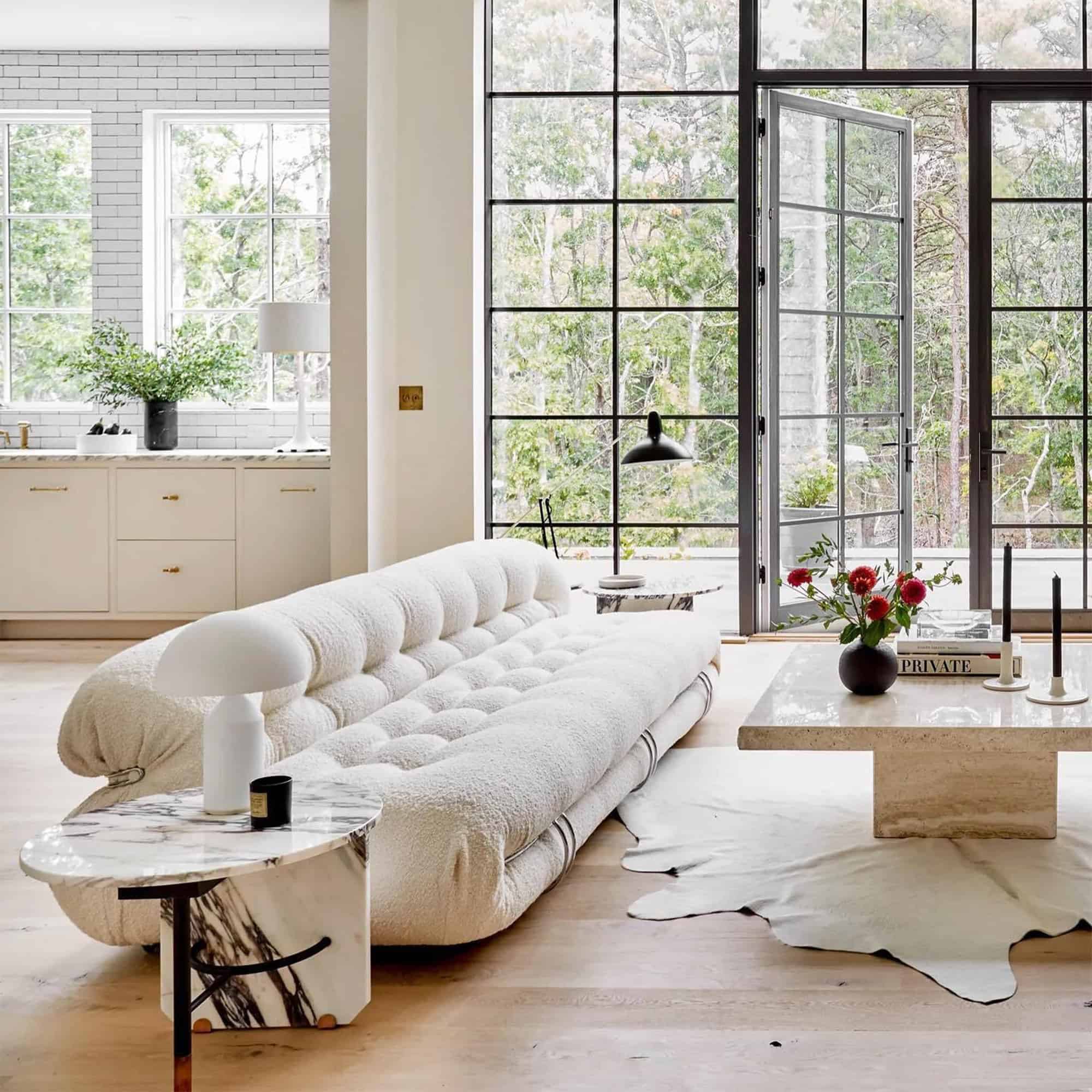 Soriana Sofa - White Bouclé 11 - Soriana Sofa