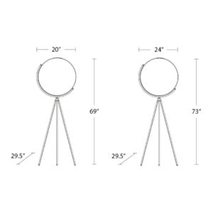 superloon floor lamp dimension mobile 1665042291596