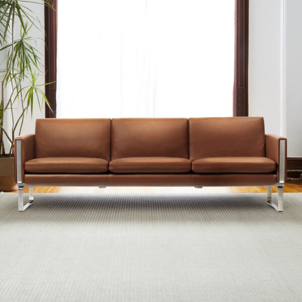 CH103 Sofa Dark Brown 1