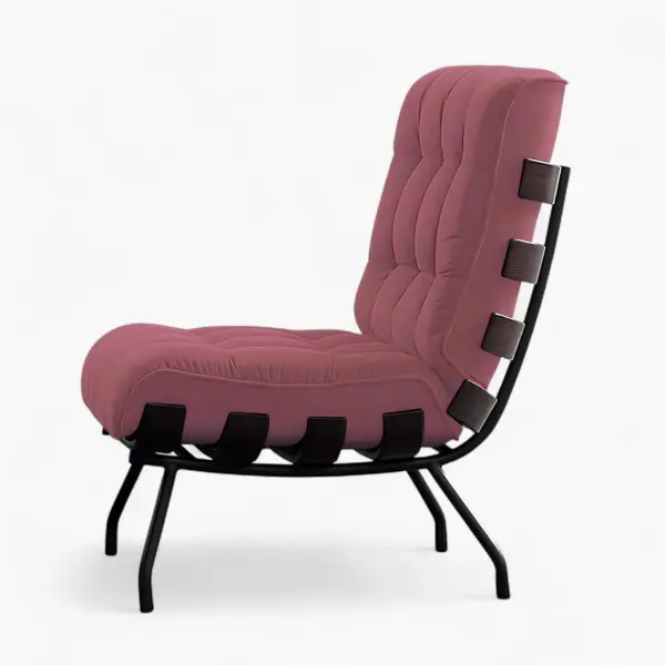 Costela Lounge Chair Coral Coral 4 - Costela