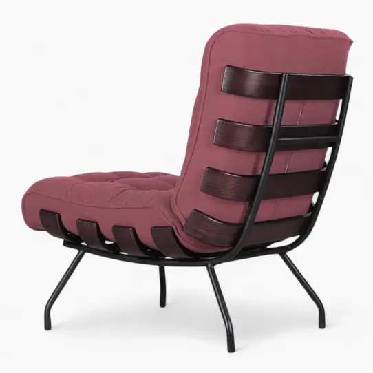 Costela Lounge Chair Coral Coral 5 - Costela