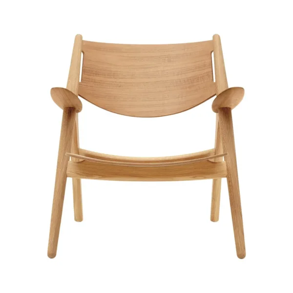 Display CH28T Sawhorse Lounge Chair Oak 3 scaled