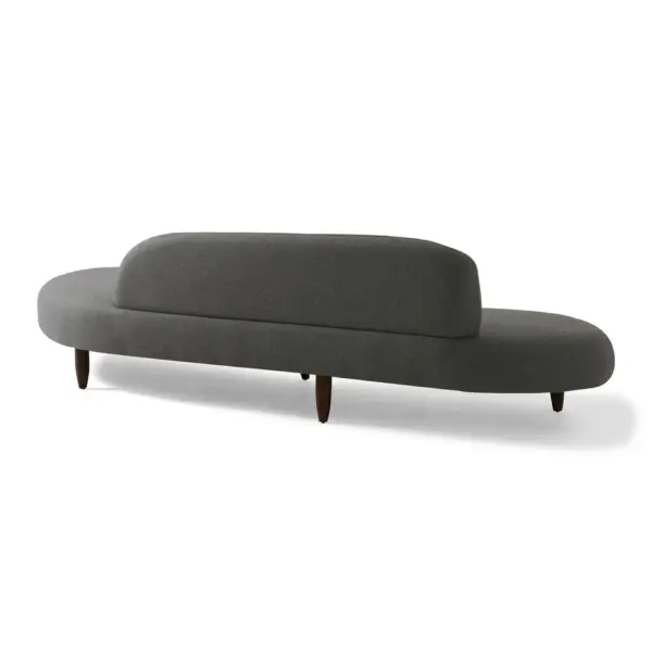 Freeform Sofa Ottoman Replica Grey 5