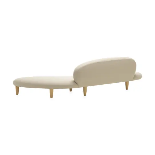 Freeform Sofa Ottoman Replica White 3