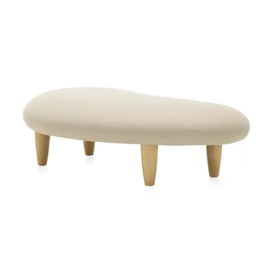 Freeform Sofa Ottoman Replica White 4