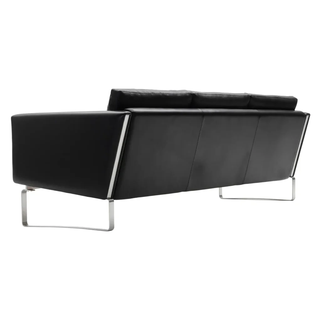 Hans Wegner CH103 Sofa Replica Black 3 scaled - ch103 sofa