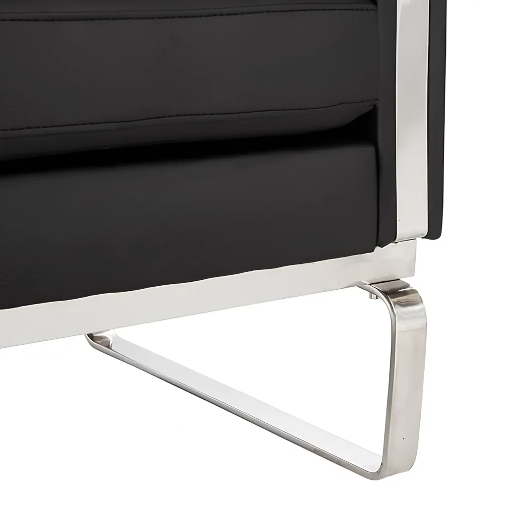 Hans Wegner CH103 Sofa Replica Black 6 scaled - ch103 sofa