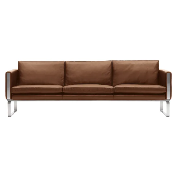 Hans Wegner CH103 Sofa Replica Brown 1 scaled