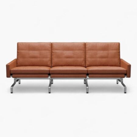 PK31 Sofa Brown 1 - PK31 Sofa Replica, SOFA REPLICA, sofa