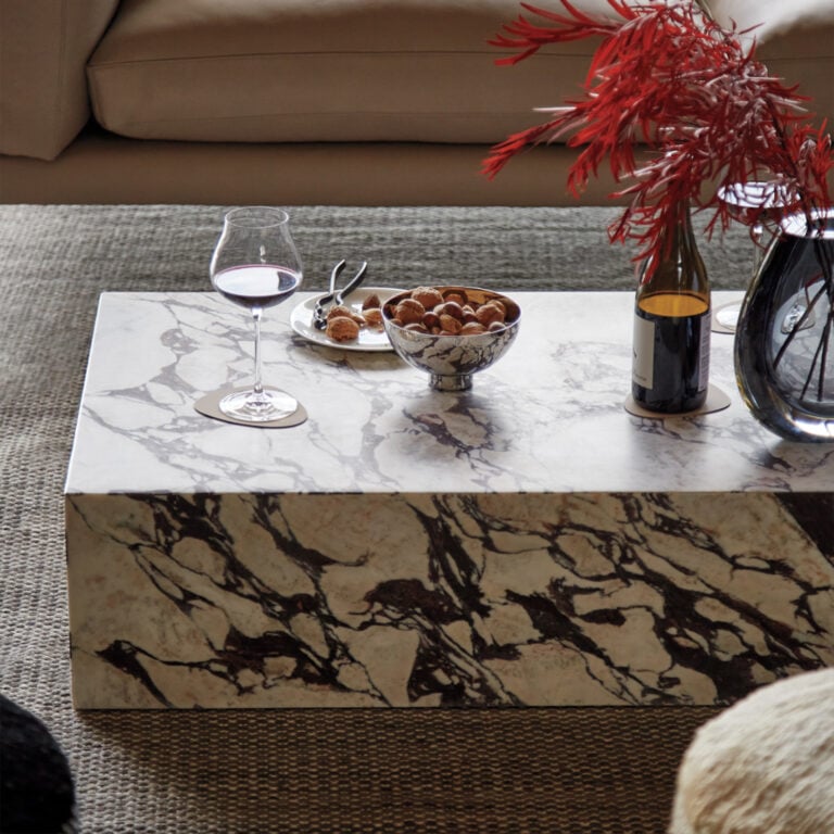 Plinth Coffee Table 39 Arabescato 13 - Plinth Coffee Table 39
