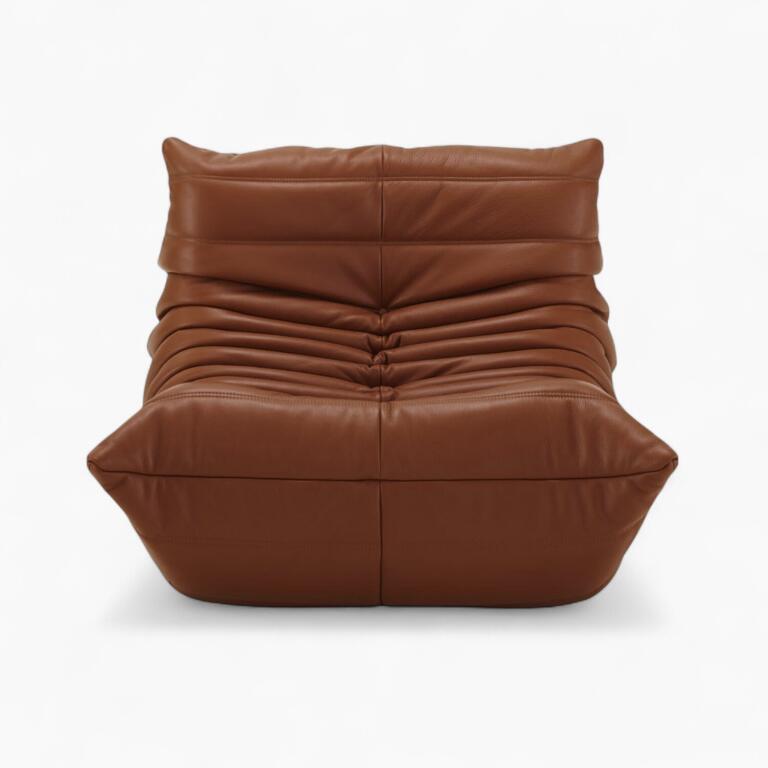 Togo Fireside Brown Leather
