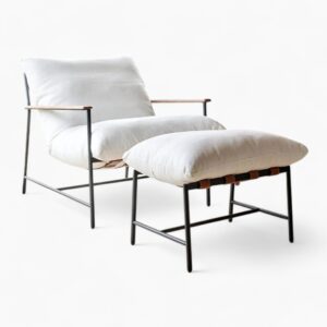Vail Lounge Chair With Stool Replica 0 1 - Vail Lounge Chair With Stool Replica, replica