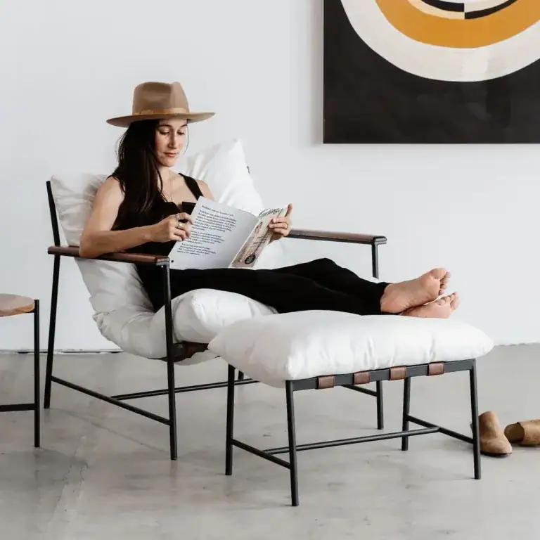 Vail Lounge Chair With Stool Replica 6 - Vail Lounge Chair With Stool Replica, replica