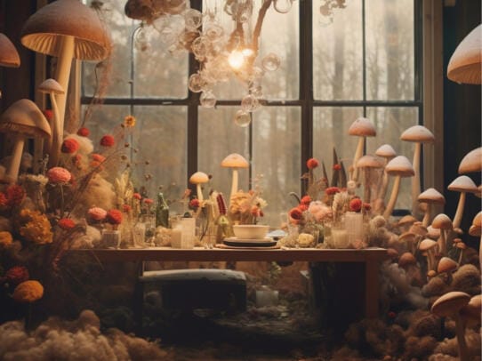 mushroom decor - mushroom decor, nature
