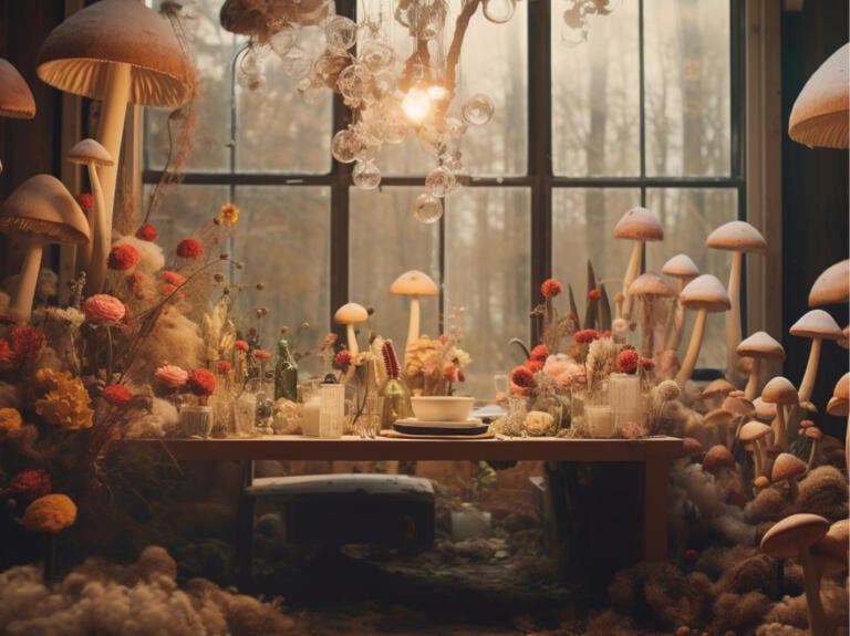 mushroom decor - mushroom decor, nature