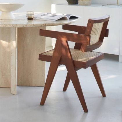 051 Capitol Complex Chair - Brown 11 - Capitol Complex Chair, Pierre Jeanneret