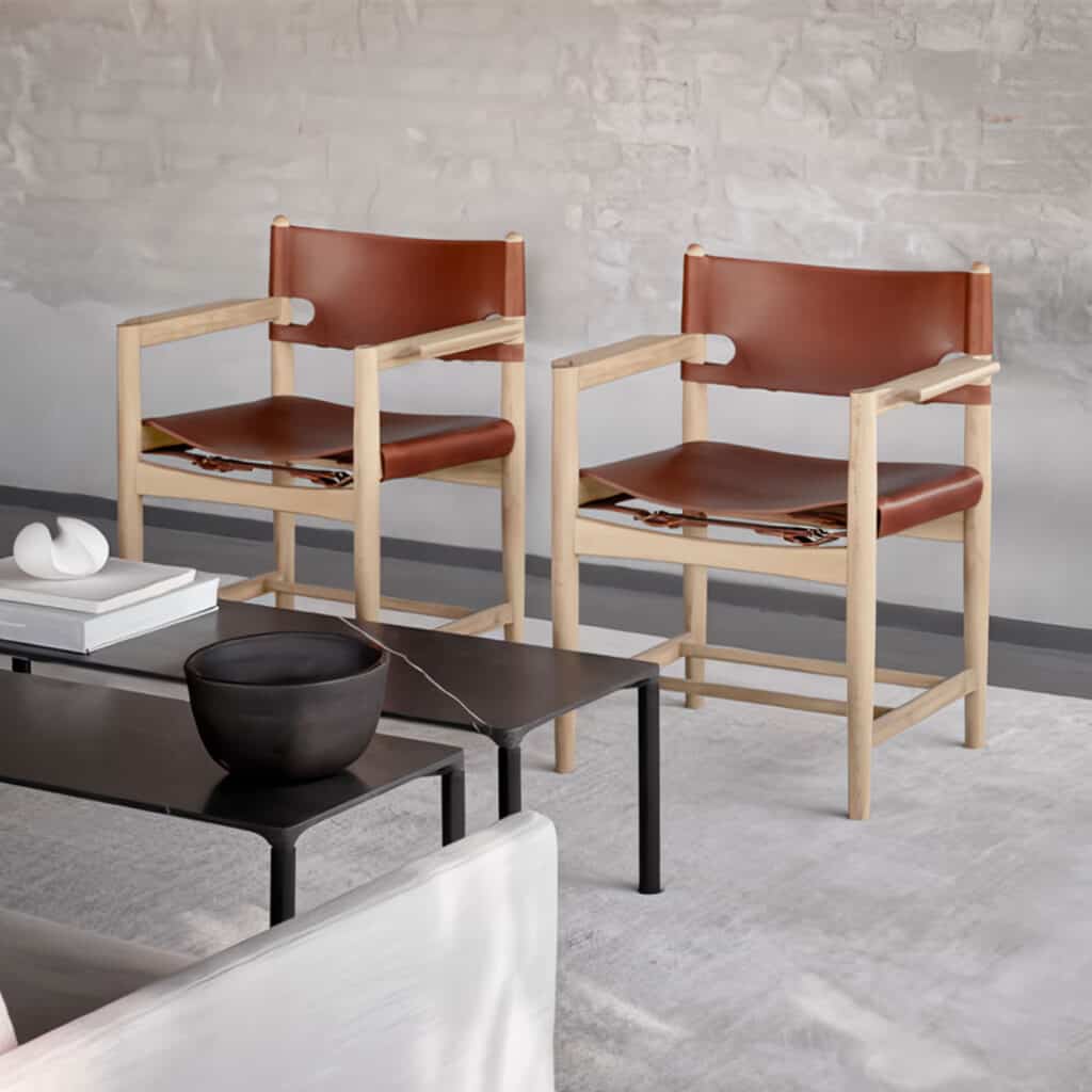 Borge Mogensen The Spanish Armchair Replica 4 scaled - Spanish Dining Armchair Replica, Borge Mogensen