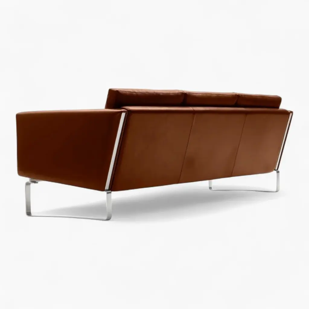 CH103 Sofa Replica Dark Brown 3 - Hans Wegner CH103
