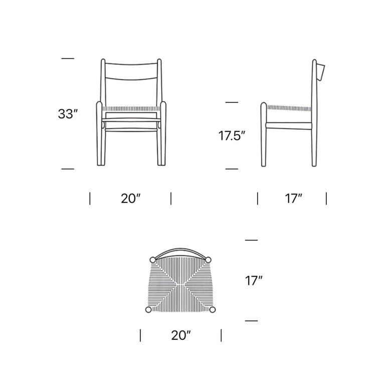 CH36 Chair Replica dimension mobile scaled