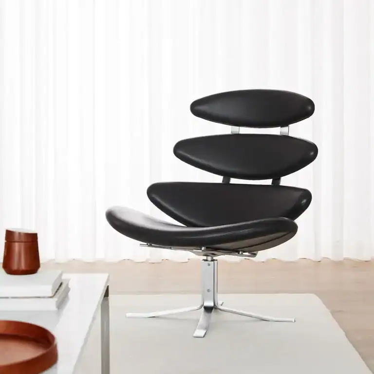 Corona Chair with Ottoman 8 - Corona Chair