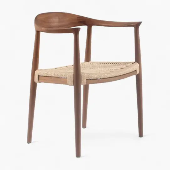 Kennedy PP501 Armchair Walnut Cord 3 - PP501 Armchair Replica