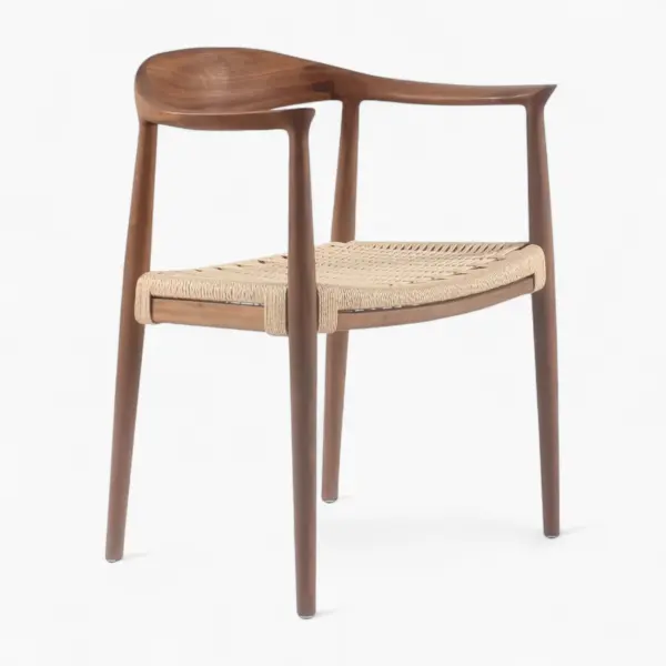 Kennedy PP501 Armchair Walnut Cord 3 - PP501 Armchair Replica