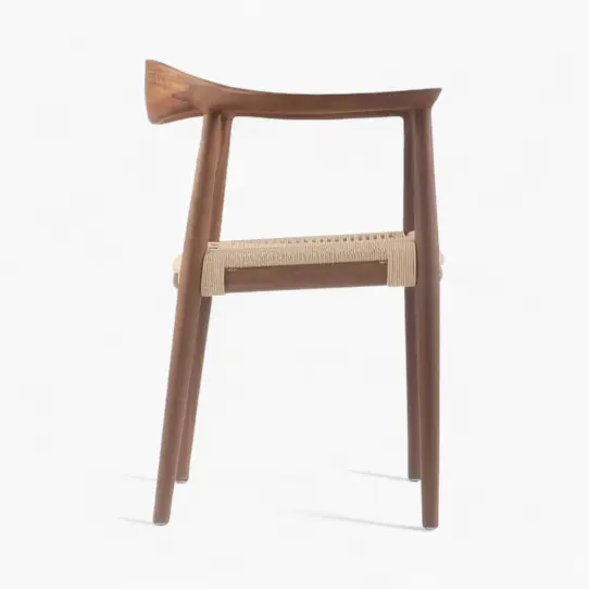 Kennedy PP501 Armchair Walnut Cord 4 - PP501 Armchair Replica