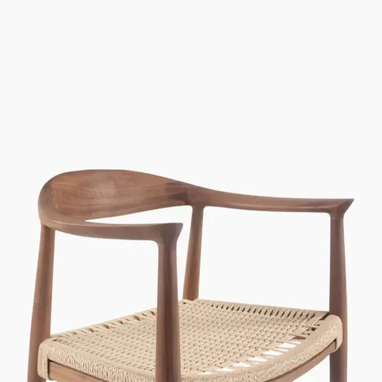 Kennedy PP501 Armchair Walnut Cord 6 - PP501 Armchair Replica