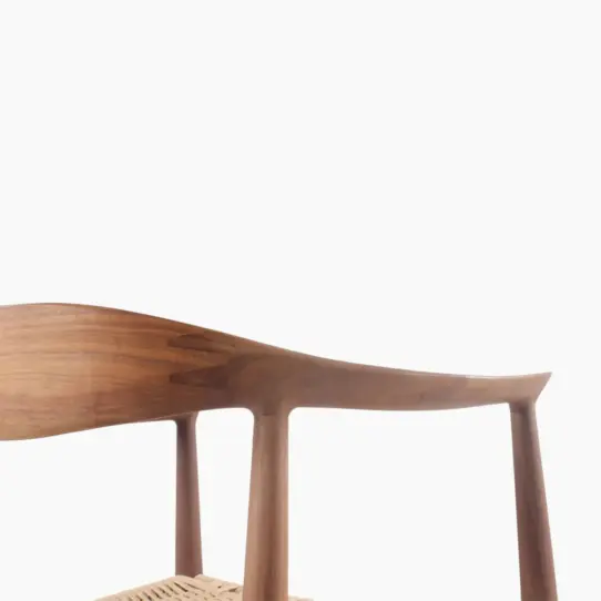 Kennedy PP501 Armchair Walnut Cord 8 - PP501 Armchair Replica