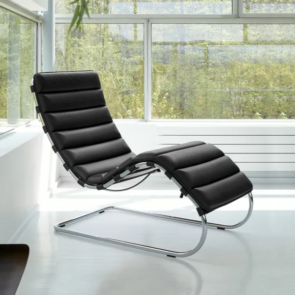 MR Chaise Lounge Replica Black 1 1