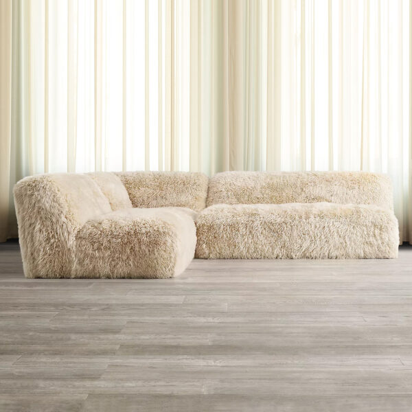 Yeti Sheepskin Sectional Sofa 1