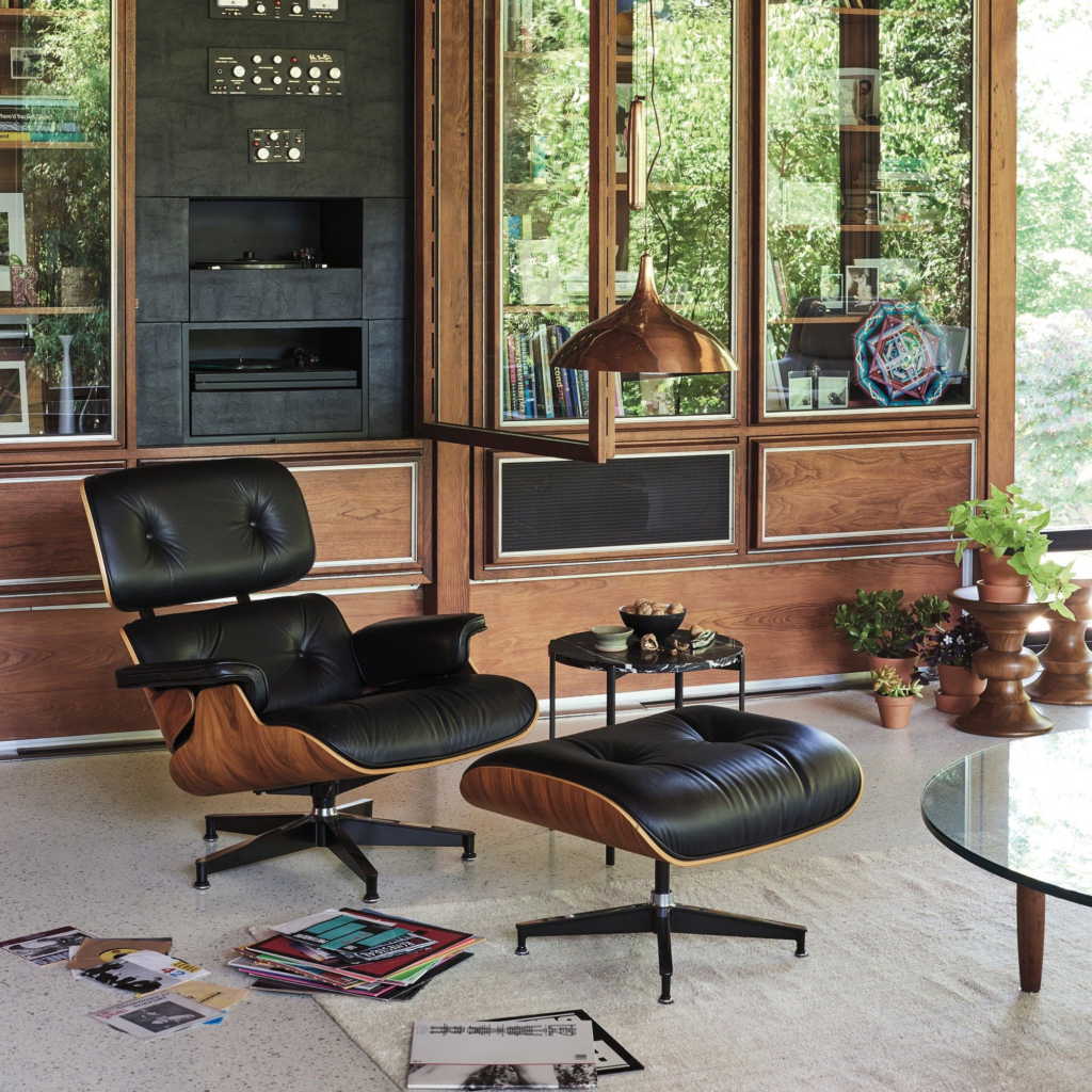 Eames Lounge Chair and Ottoman vs Premier Tall Version