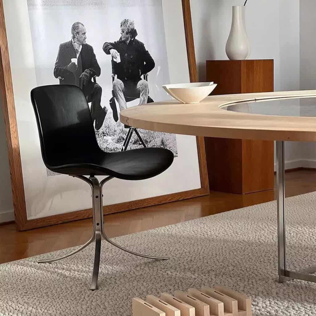 PK9 Chair - Black 11 - PK9 Chair Replica, ergonomic, Italian top-grain leather