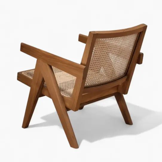 Chandigarh Easy Chair Walnut 5 - Chandigarh Easy Chair