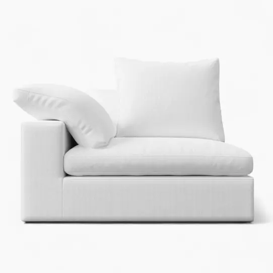 Cloud Couch Armrest Replica White 2 - Cloud Couch Armrest