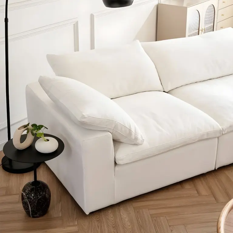 Cloud Couch Armrest White 1 - Cloud Couch Armrest