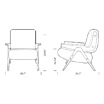 Lina Armchair Replica Dimensions Mobile Lina Armchair Replica Dimensions Mobile