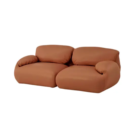 Luva Modular Sofa 2 Seater Replica Brown 2 | Sohnne®