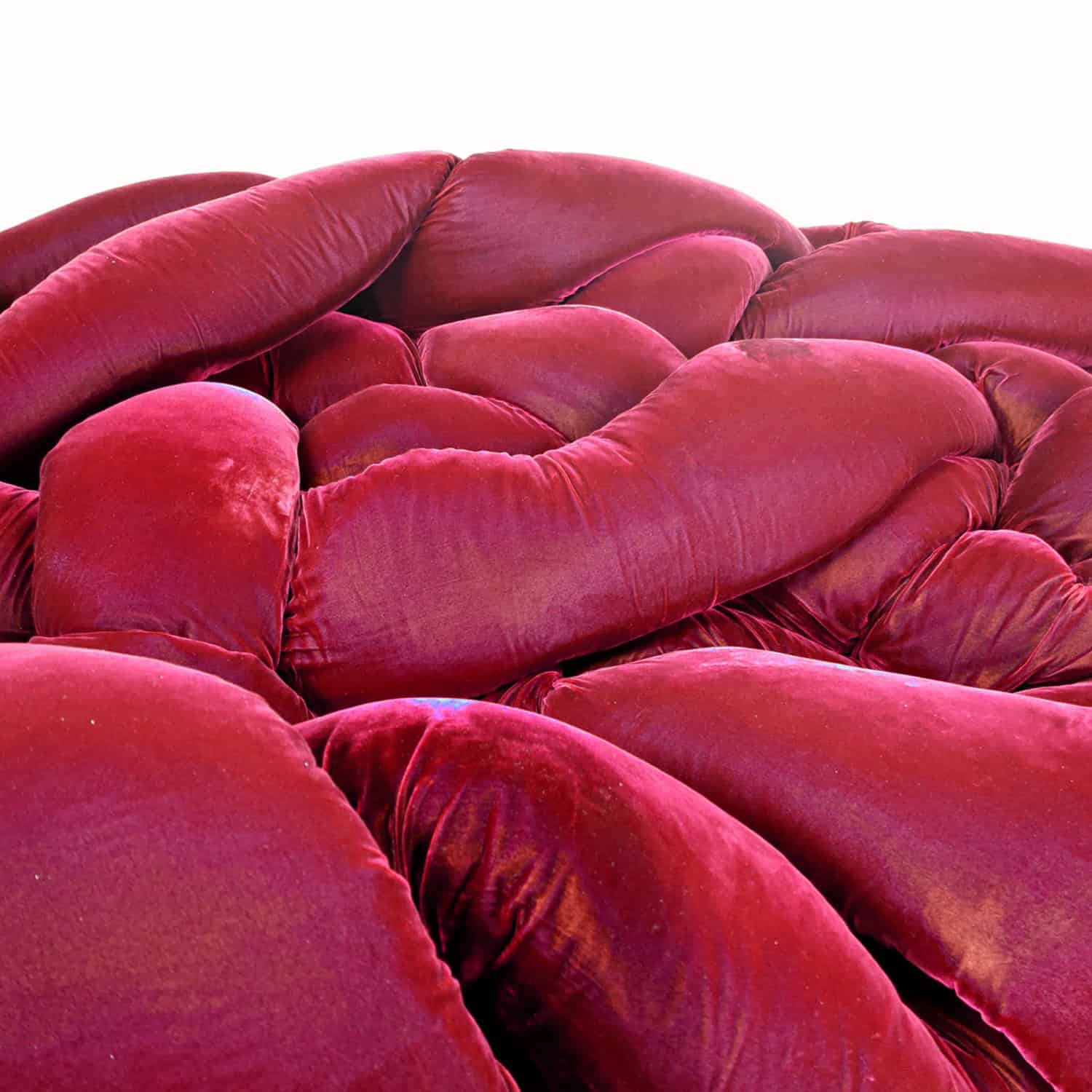 Python Nest Sofa - Burgundy Red (8) Python Nest Sofa Burgundy Red 8 - Python Boa Sofa