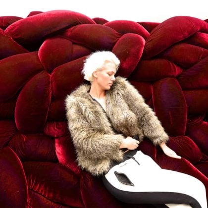 Python Nest Sofa Red 2 - Python Boa Sofa