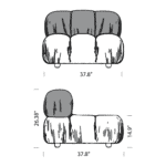 Camaleonda Module Armless Replica Dimensions Mobile 3 - Camaleonda