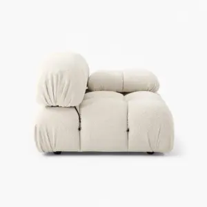 Camaleonda Module Armrest Boucle White 3 - Camaleonda