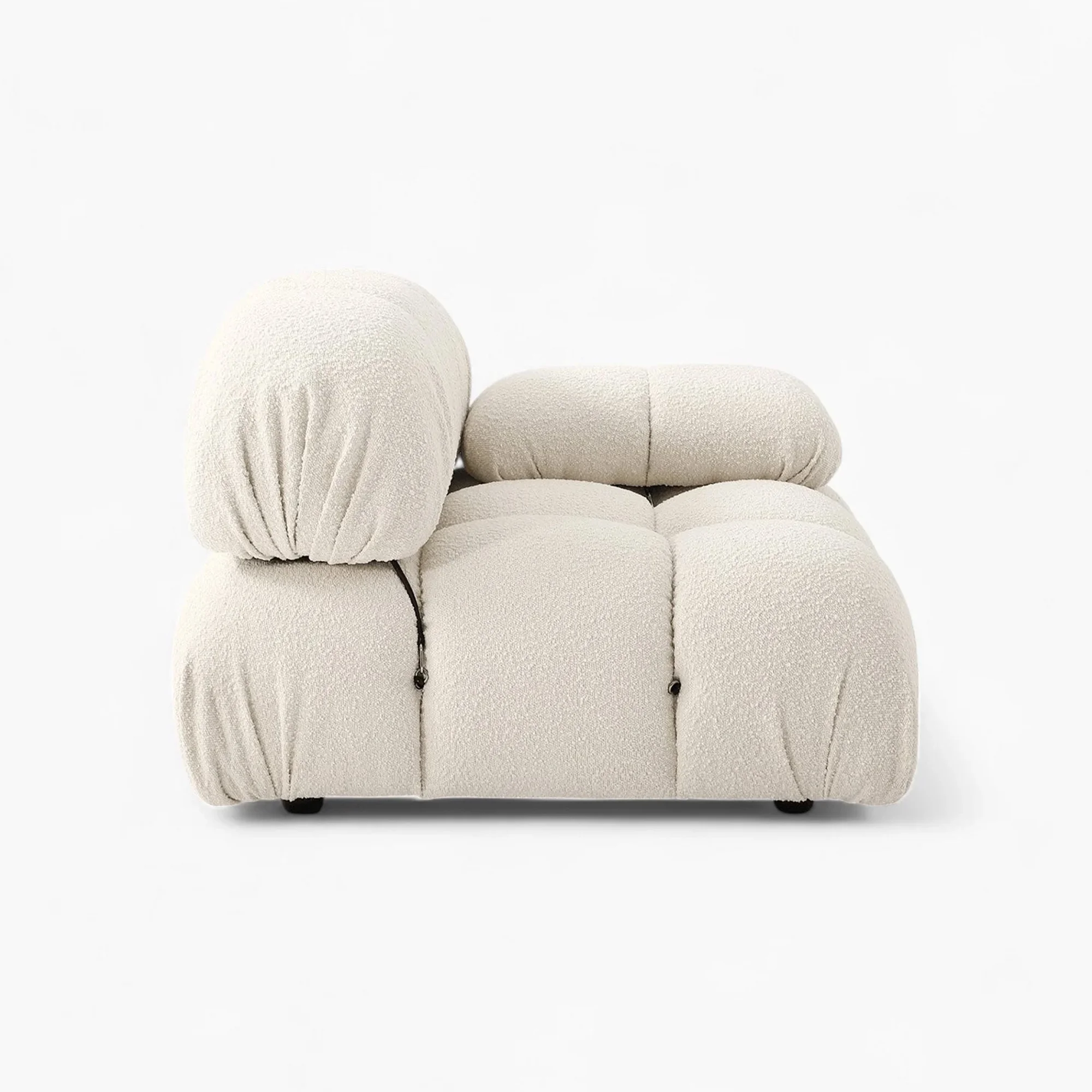 Camaleonda Module Armrest Boucle White 3 - Camaleonda