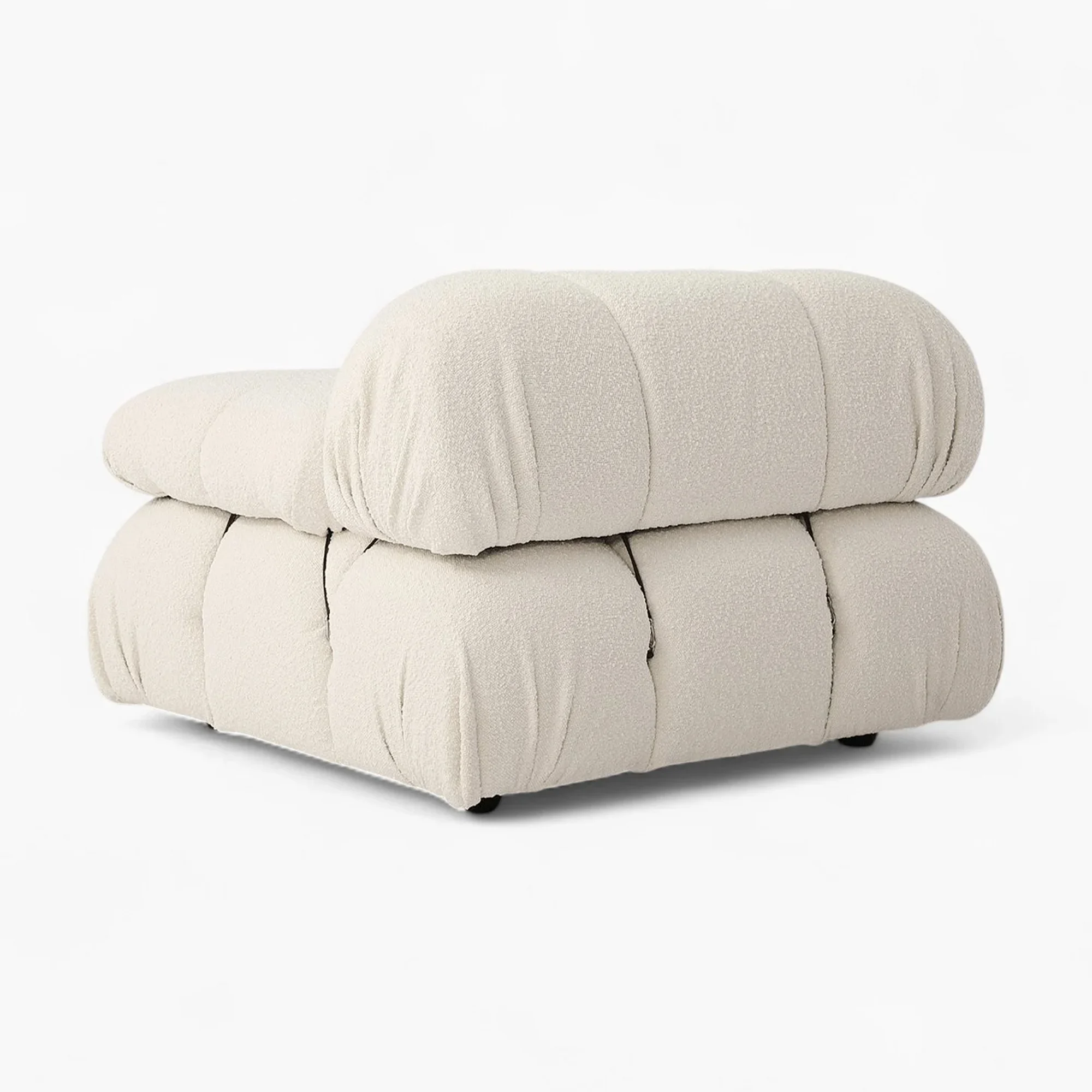 Camaleonda Module Armrest Boucle White 4 - Camaleonda