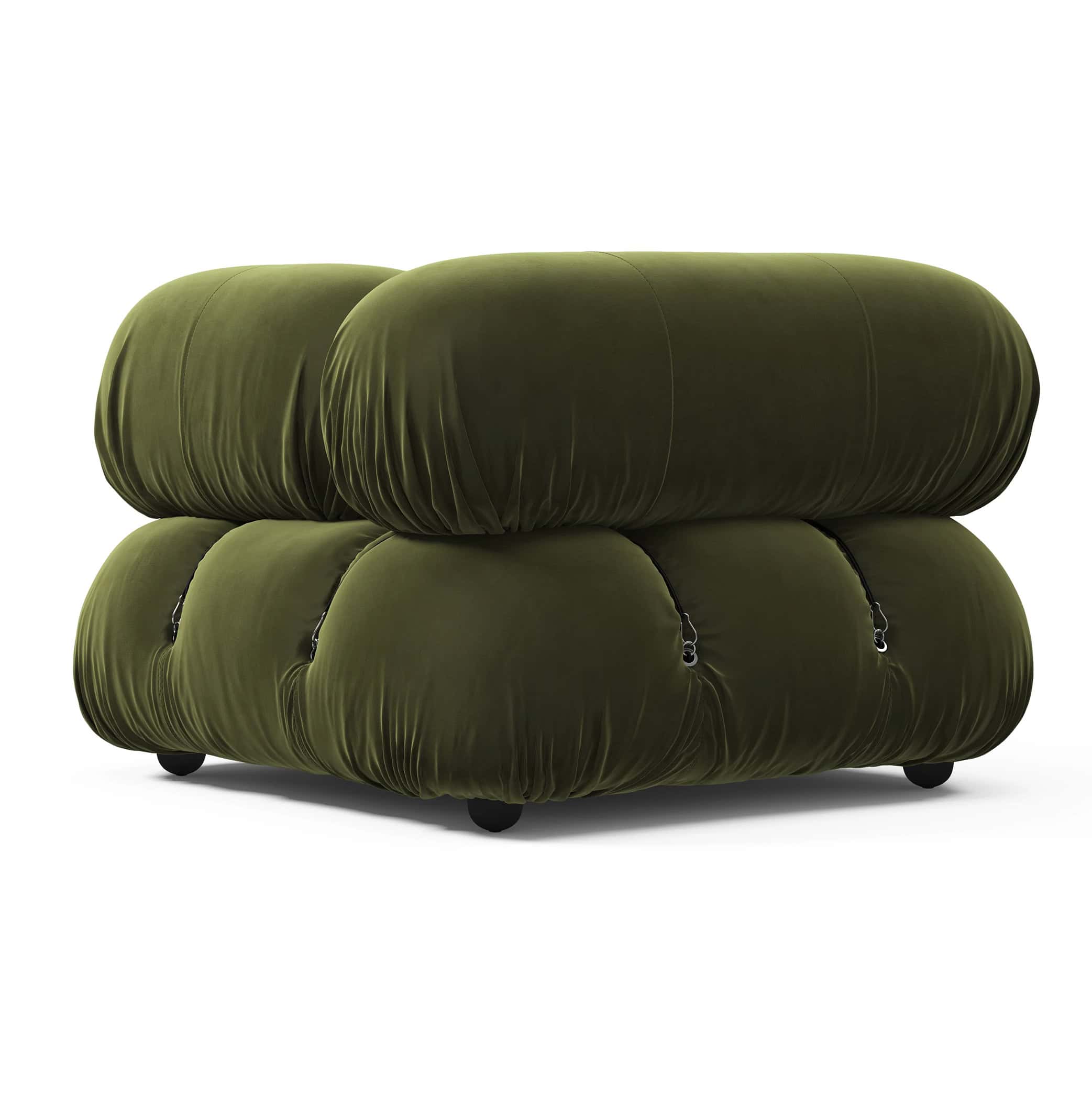 Camaleonda Module Corner - Green Velvet 5 - Camaleonda