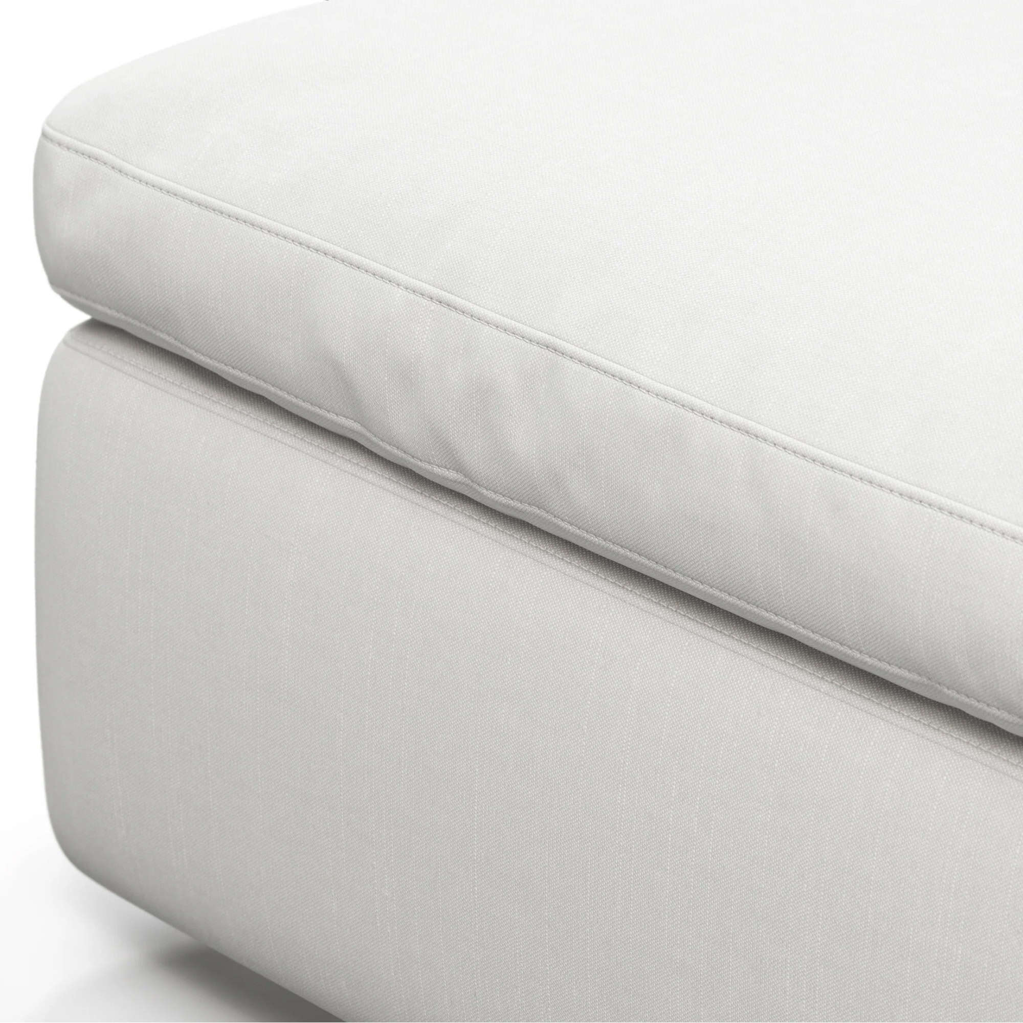Cloud Sofa - Ottoman White (5) - Cloud Couch