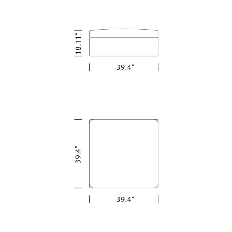 Dimension-Ottoman-Seater-cloud-sofa-Mobile | Sohnne® Dimension Ottoman Seater cloud sofa Mobile - Cloud Couch