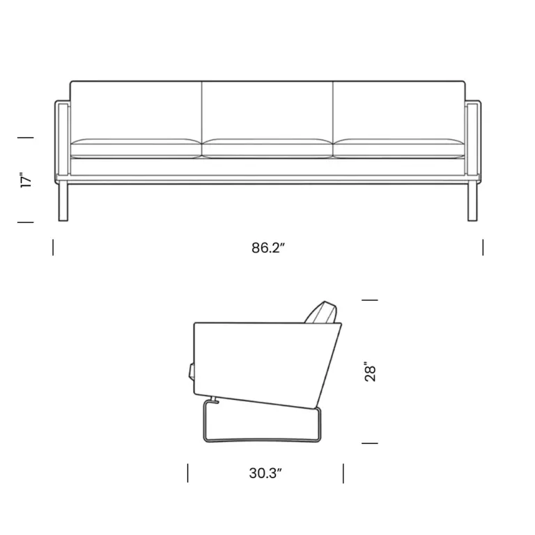 Dimensions Hans Wegner CH103 Mobile