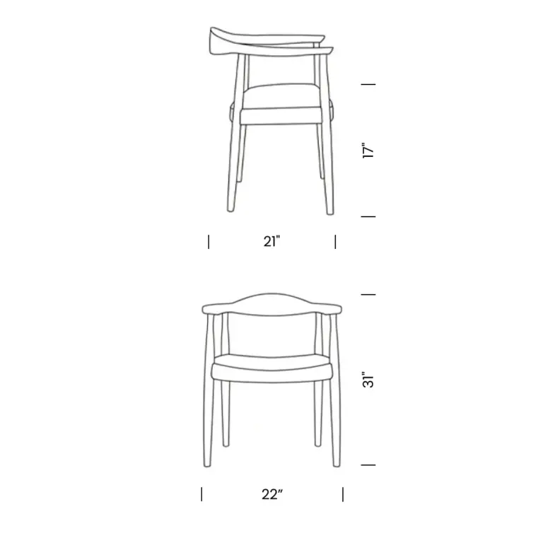 Dimensions Hiroshima Armchair Replica_Mobile | Sohnne® Dimensions Hiroshima Armchair Replica Mobile - Hiroshima Armchair