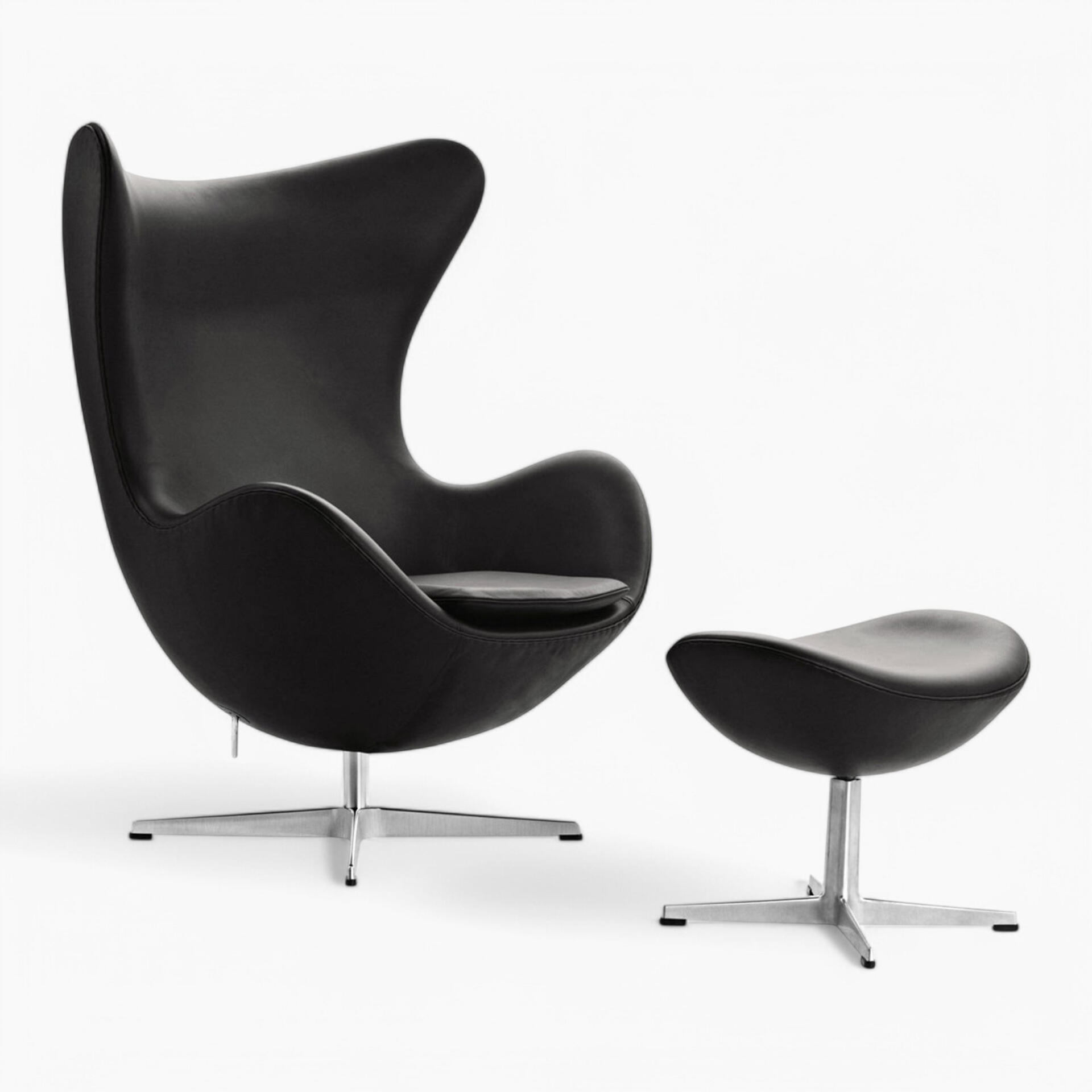 Egg Chair With Stool Replica